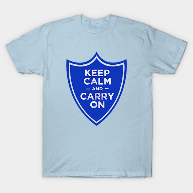 keep calm and carry on T-Shirt by TompasCreations